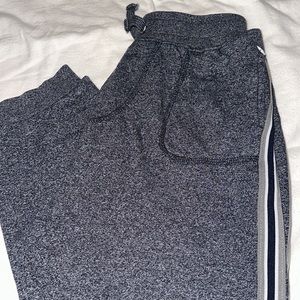 Penguin sweat pants/joggers header gray with stripes on the sides